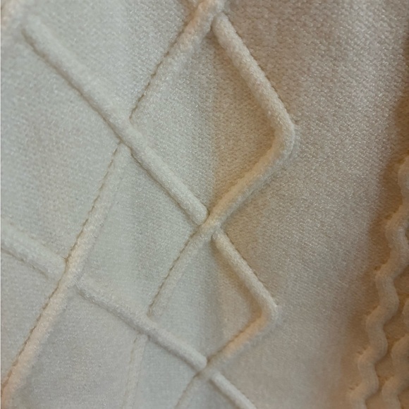 Cyrus of New York Cream mock neck chunky cable knit pullover sweater size XL - Picture 16 of 16